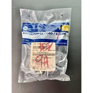 GE Universal 6ft 4-wire 30amp Dryer Cord WX09X10020  -NEW!